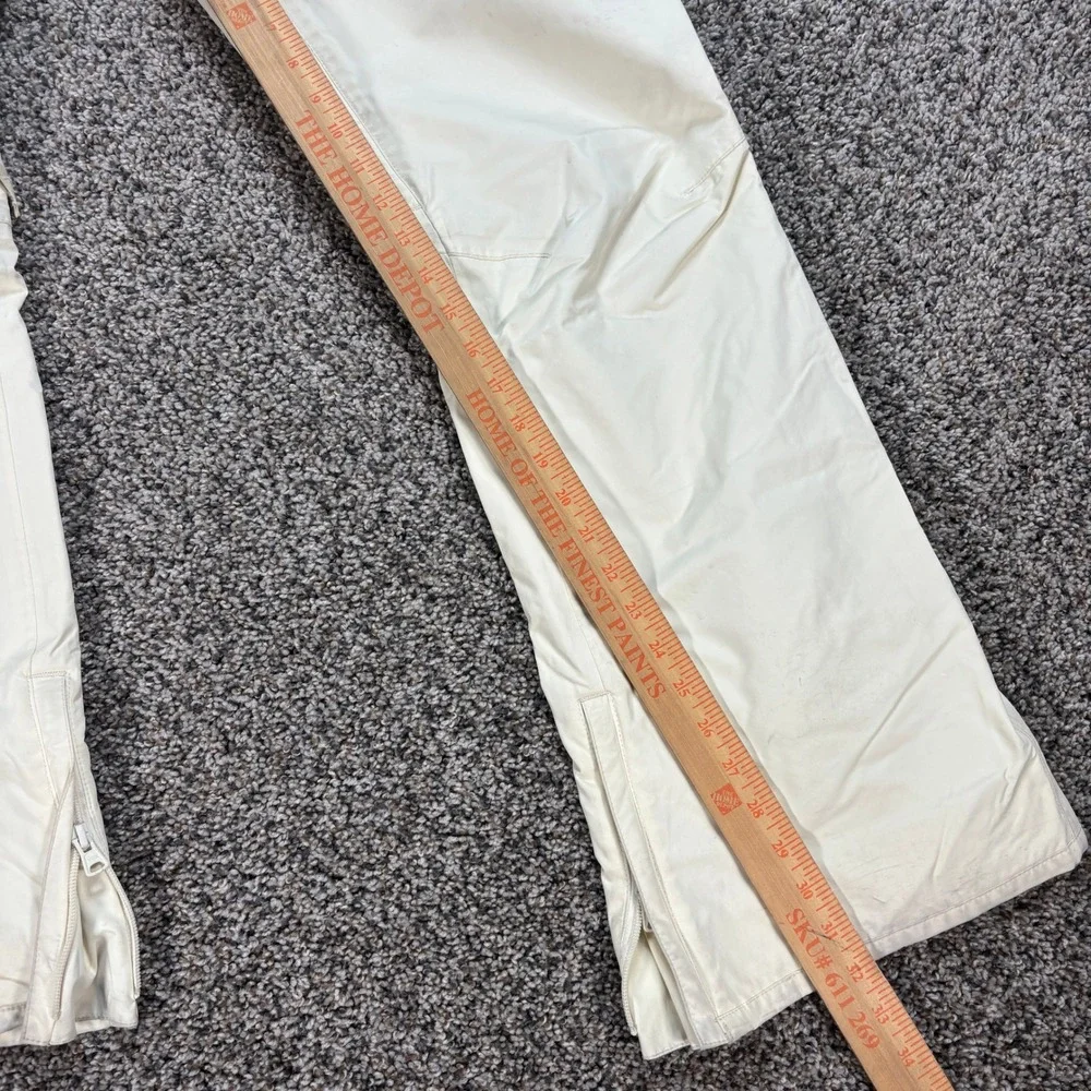 Burton Snowboard Pants Cream Off White Men's M Winter Ski Insulated Trousers